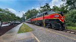 CVSR 6773 pulls into Northside Station.